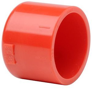 Notifier ABS 007-25 ABS End Cap for 25mm Pipe, 10-Pack, Red
